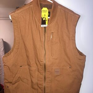 Stanley Brown Durable Canvas Vest